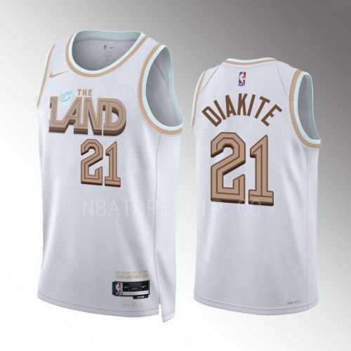 Mamadi Diakite 21 2022-23 Cleveland Cavaliers White City Edition Jersey Swingman