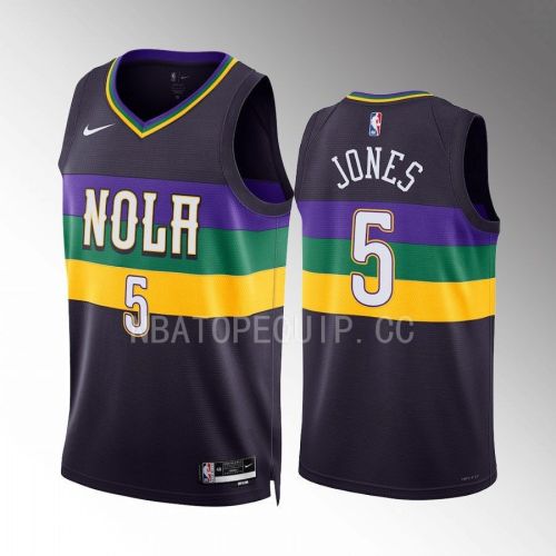 Herbert Jones 5 New Orleans Pelicans Purple Jersey 2022-23 City Edition Swingman