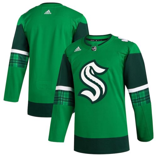 Seattle Kraken 2023 St. Patrick's Day Primegreen Men Jersey - Kelly Green