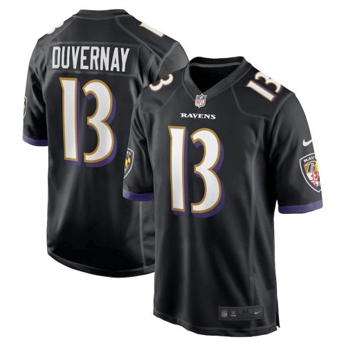 Devin Duvernay 13 Baltimore Ravens Game Player Jersey - Black