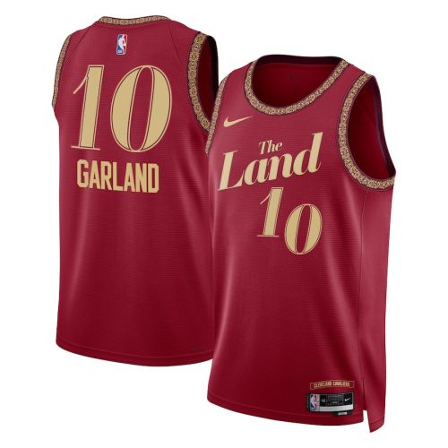 Darius Garland 10 Cleveland Cavaliers 2023/24 City Edition Swingman Jersey - Wine