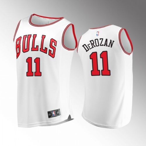 Chicago Bulls 11 DeMar DeRozan Association Jersey 2022-23 White