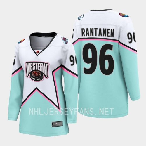 Mikko Rantanen 96 Colorado Avalanche 2023 All-Star Game Jersey White Equipment