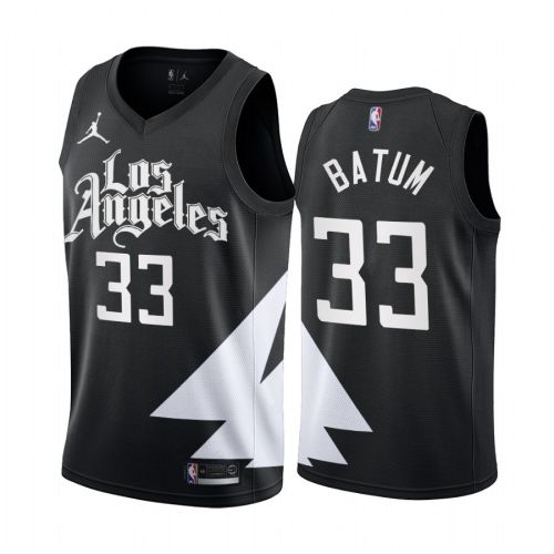 2022-23 Los Angeles Clippers Nicolas Batum 33 Black Statement Edition Jersey