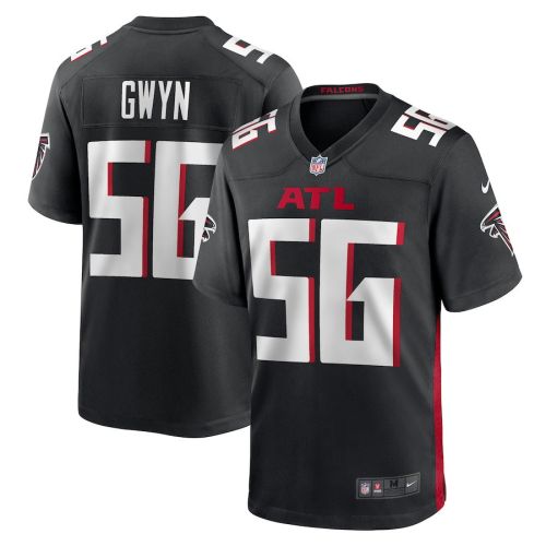 Jovaughn Gwyn 56 Atlanta Falcons Men Team Game Jersey - Black