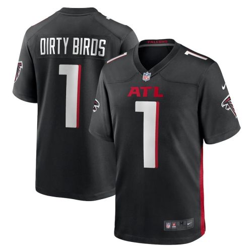 Dirty Birds 1 Atlanta Falcons Game Men Jersey - Black