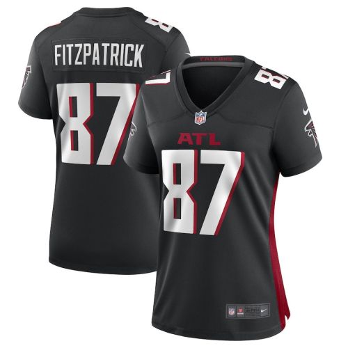 John FitzPatrick 87 Atlanta Falcons Game Women Jersey - Black