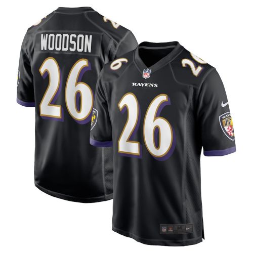 Rod Woodson 26 Baltimore Ravens Men Retired Jersey - Black