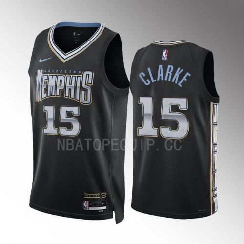 Memphis Grizzlies Brandon Clarke 15 2022-23 City Edition Black Jersey Swingman