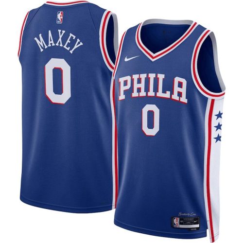 Tyrese Maxey 0 Philadelphia 76ers 2022/23 Swingman Jersey - Icon Edition - Royal