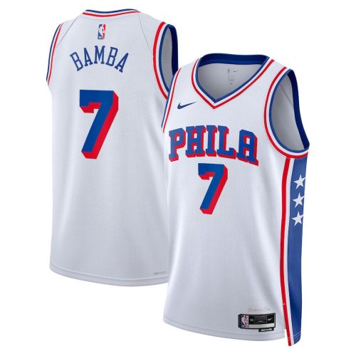 Mo Bamba 7 Philadelphia 76ers 2023/24 Swingman Jersey - Association Edition - White