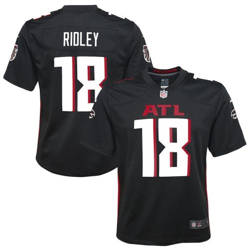 Calvin Ridley 18 Atlanta Falcons YOUTH Game Jersey - Black