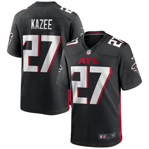 Damontae Kazee 27 Atlanta Falcons Men's Team Game Jersey - Black