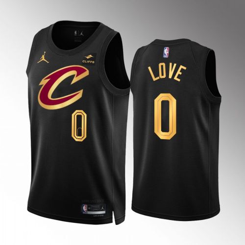 Cleveland Cavaliers Kevin Love 0 Statement Edition Black Jersey 2022-23 Swingman