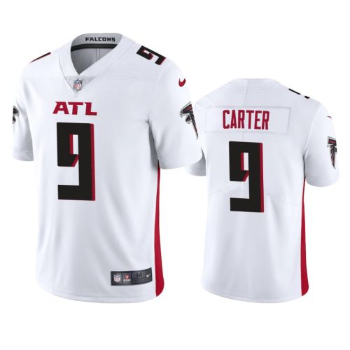 Atlanta Falcons Lorenzo Carter 9 White Vapor Limited Jersey