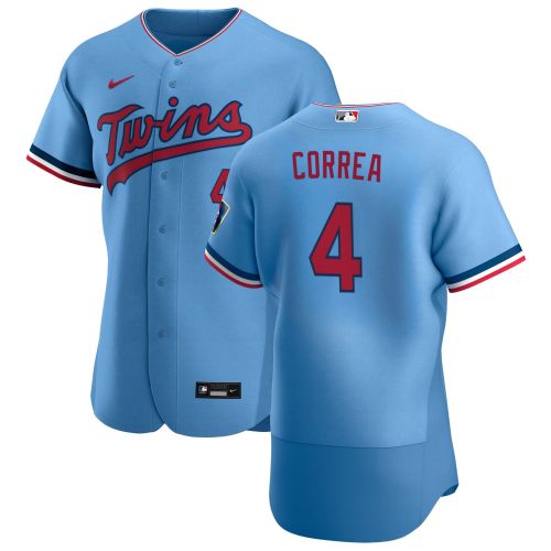 Minnesota Twins Carlos Correa 4 Alternate Jersey - Powder Blue Jersey