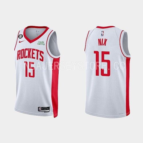 Houston Rockets Daishen Nix 15 2022-23 Association Edition White Men Jersey Swingman