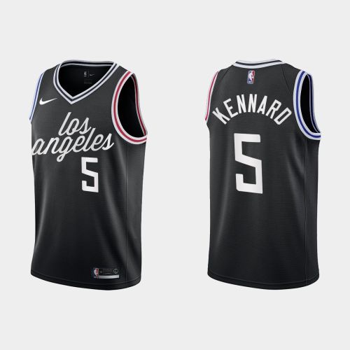 Los Angeles Clippers 5 Luke Kennard 2022-23 City Edition Black Men Jersey