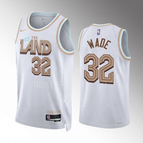 Dean Wade 32 2022-23 Cleveland Cavaliers White City Edition Jersey Swingman