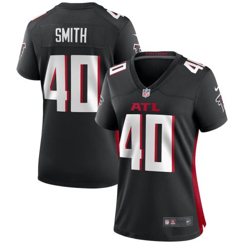 Keith Smith 40 Atlanta Falcons Women's Game Jersey - Black