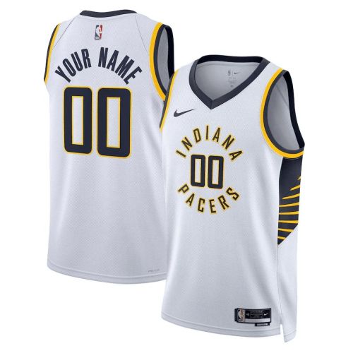 Indiana Pacers Custom 00 Men 2022/23 Swingman Jersey - Association Edition