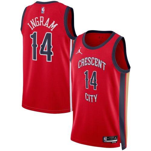 Brandon Ingram 14 New Orleans Pelicans Unisex Swingman Jersey - Statement Edition - Red