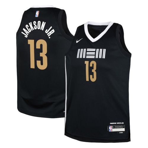 Jaren Jackson Jr. 13 Memphis Grizzlies 2023/24 City Edition Swingman YOUTH Jersey - Black