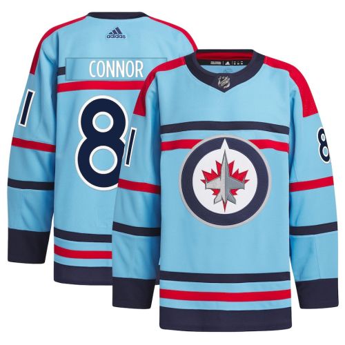 Kyle Connor 81 Winnipeg Jets Anniversary Primegreen Men Jersey - Light Blue