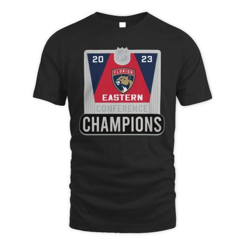 Florida Panthers 2023 Eastern Conference Champions T-Shirt - Black