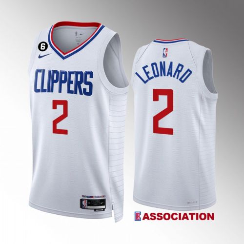 LA Clippers Kawhi Leonard 2 2022-23 Association Edition White Jersey Swingman