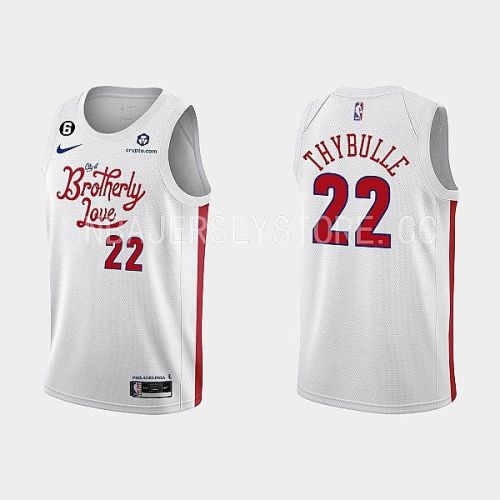 Philadelphia 76ers 22 Matisse Thybulle 2022-23 City Edition White Men Jersey