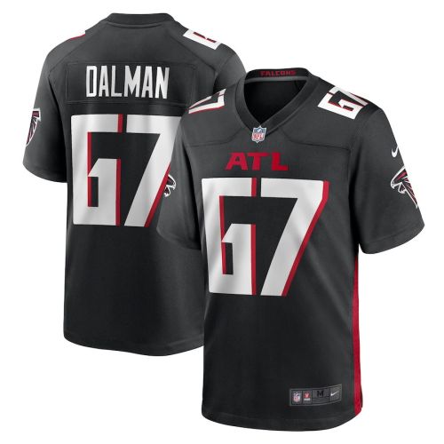 Drew Dalman 67 Atlanta Falcons Men's Game Jersey - Black