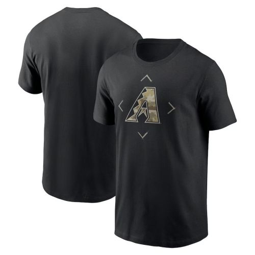 Arizona Diamondbacks Camo Logo T-Shirt - Black