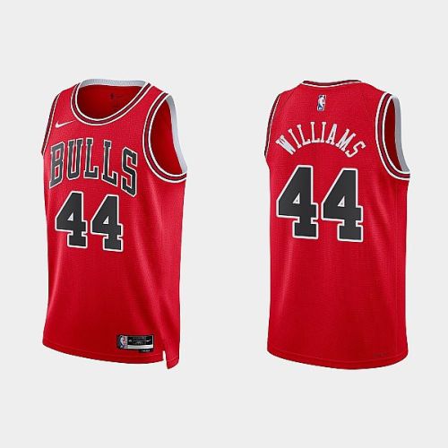 Chicago Bulls 44 Patrick Williams 2022-23 Icon Edition Red Men Jersey