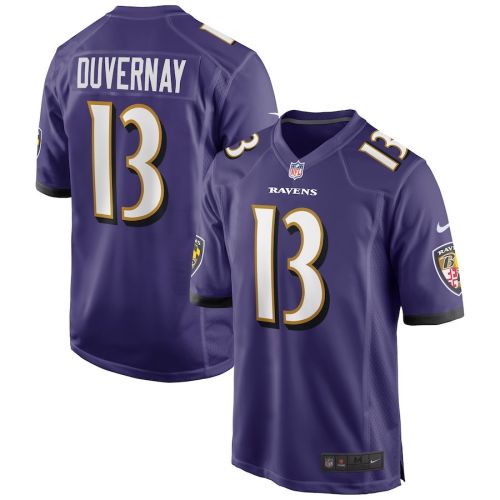 Devin Duvernay 13 Baltimore Ravens Men Game Jersey - Purple