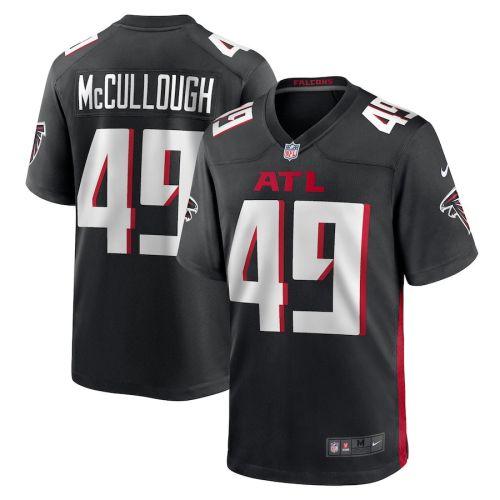 Liam McCullough 49 Atlanta Falcons Game Men Jersey - Black