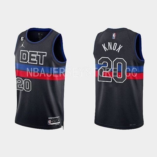 Detroit Pistons 20 Carsen Edwards 2022-23 Statement Edition Black Men Jersey